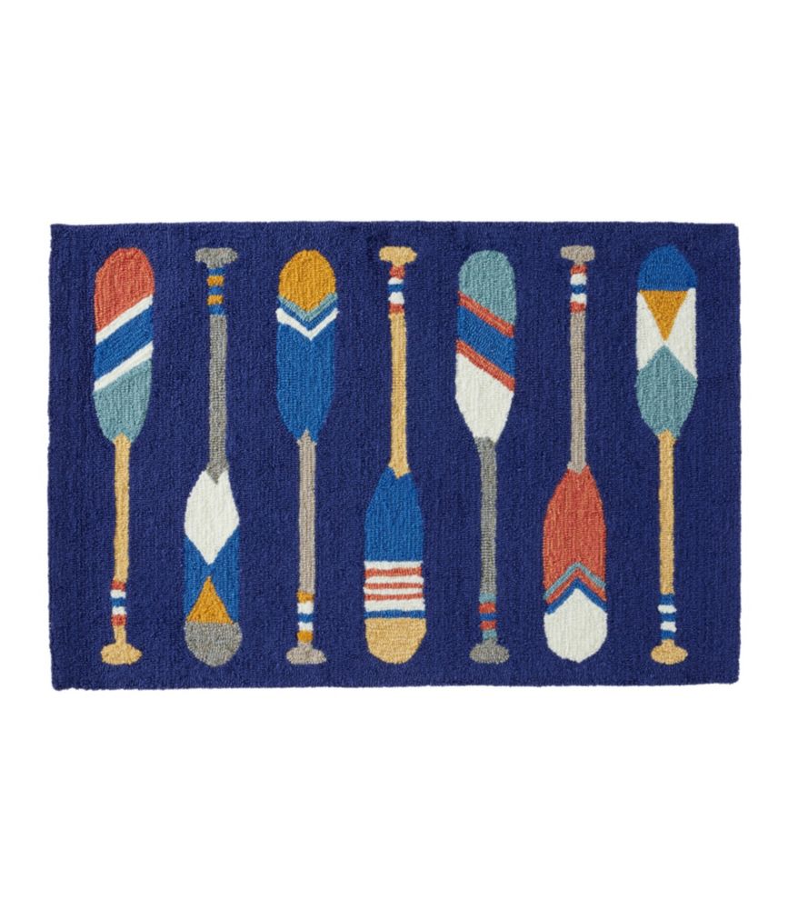 Indoor/Outdoor Vacationland Rug, Paddles | Outdoor at L.L.Bean