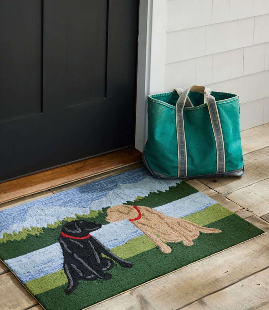 Indoor/Outdoor Vacationland Rug, Mountain Dogs, Multi, small image number 4