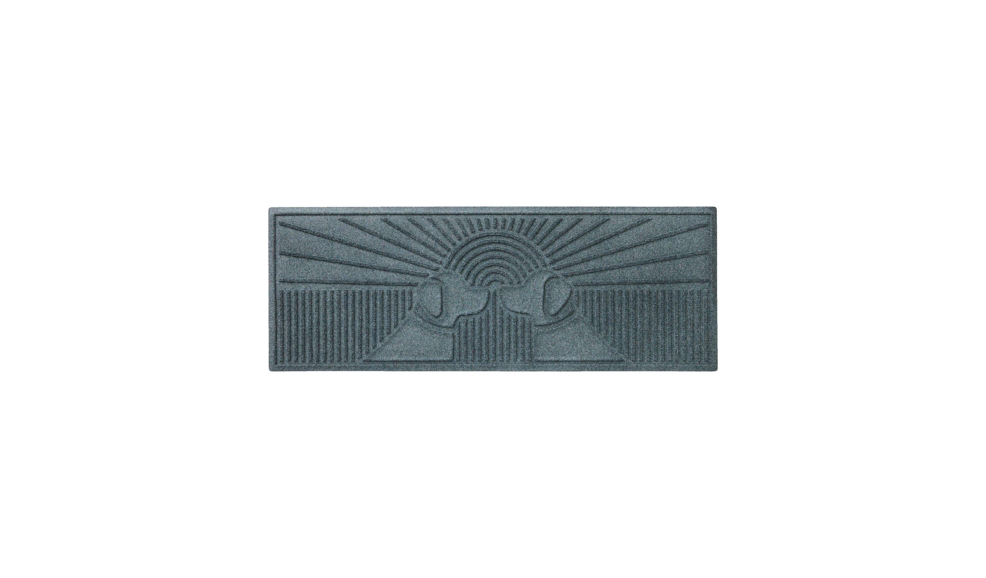 Everyspace Recycled Waterhog Wide Doormat, Sunrise Dogs