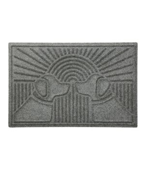 Everyspace Recycled Waterhog Doormat, Sunrise Dogs