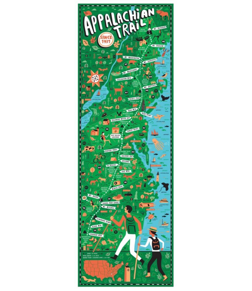 Appalachian Trail Puzzle, 750 pieces
