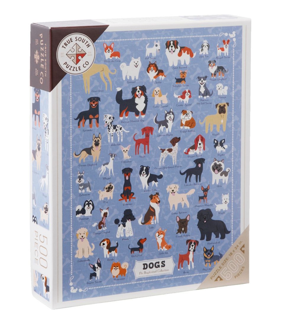 Illustrated Dogs Puzzle, 500 pieces