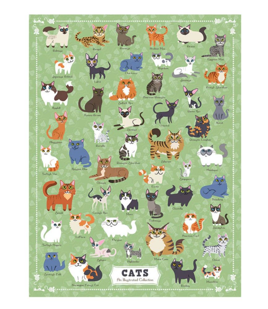 Illustrated Cats Puzzle, 500 Pieces