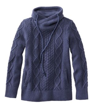 Women's Signature Cotton Funnelneck Sweater