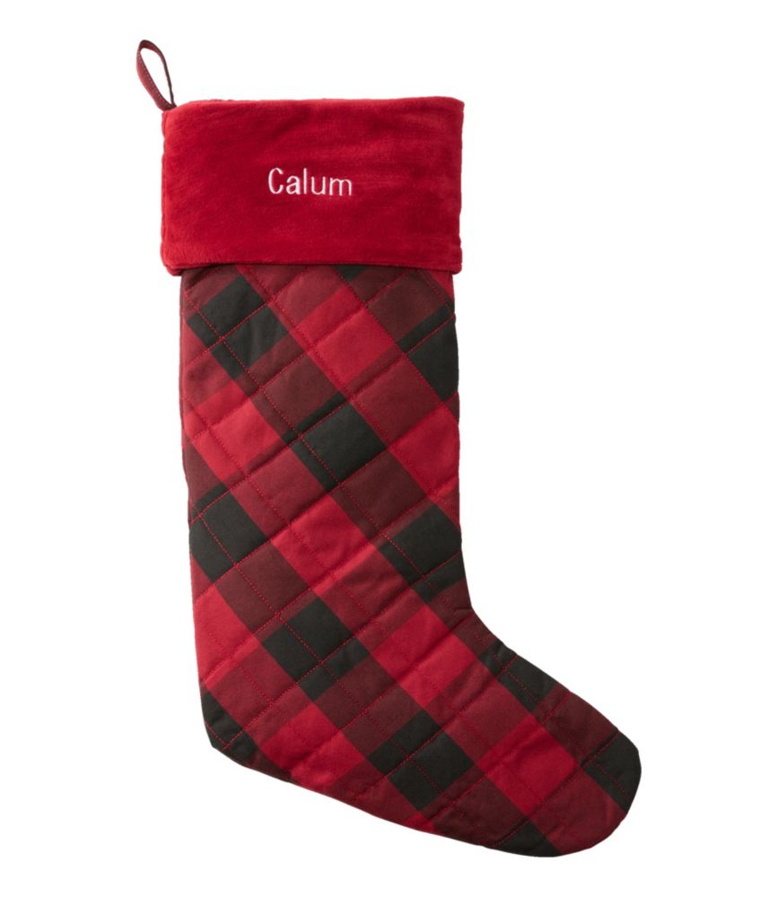 Tartan Velvet Stocking, Buffalo Check, small image number 1