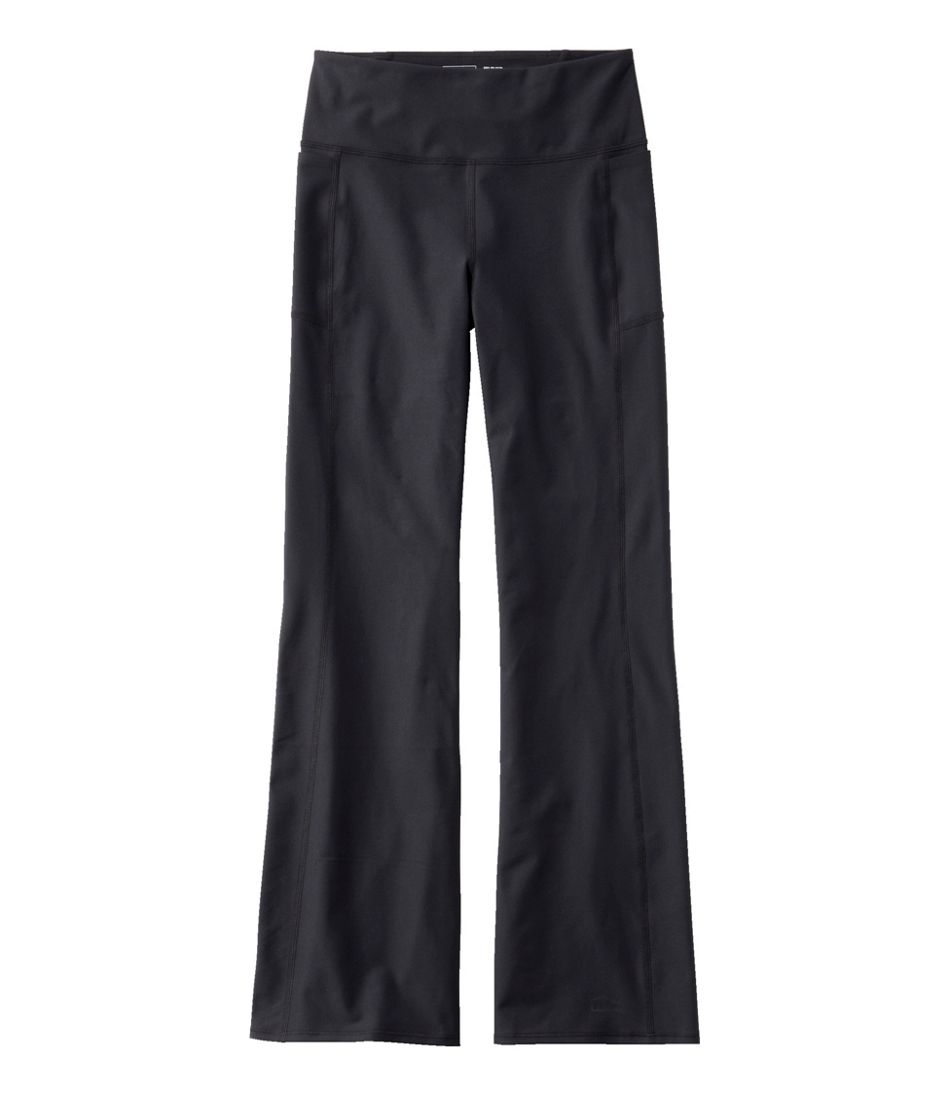  Side Pockets,Tall Womens Straight Leg Yoga Pants Slim Fit Workout  Pants,35,Black,XL