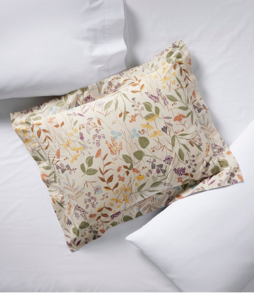 Birch Floral Percale Comforter Cover Collection, Silver, small image number 4