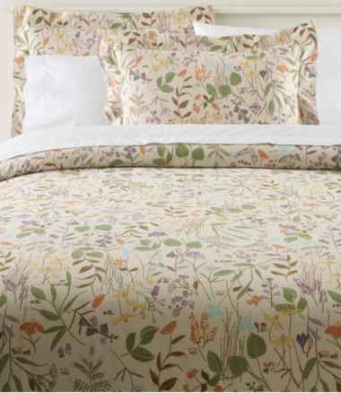 Birch Floral Flannel Comforter Cover Collection