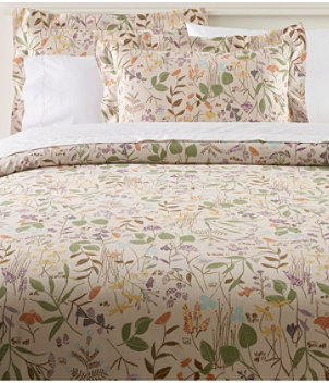 Birch Floral Flannel Comforter Cover Collection
