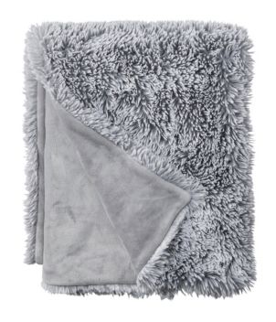 The Connecticut Home Company Soft Fluffy Warm Shag and Sherpa Throw  Blanket, Luxury Thick Fuzzy Blankets for Home and Bedroom Décor, Comfy  Washable