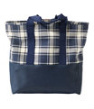 Nor'Easter Tote Bag Open-Top Print, Royal Red Plaid, small image number 1