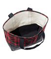 Nor'Easter Tote Bag Open-Top Print, Royal Red Plaid, small image number 2