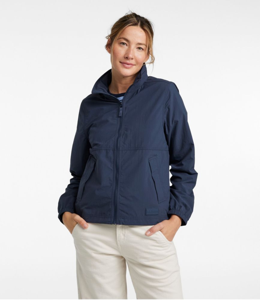 Women's Light and Airy Windbreaker, Carbon Navy, small image number 2