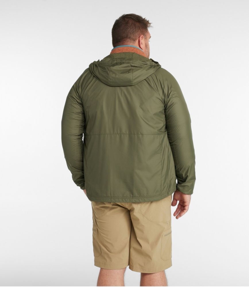 Men's Bean's Performance Fleece-Lined Windbreaker Jacket, Dark Loden, small image number 6