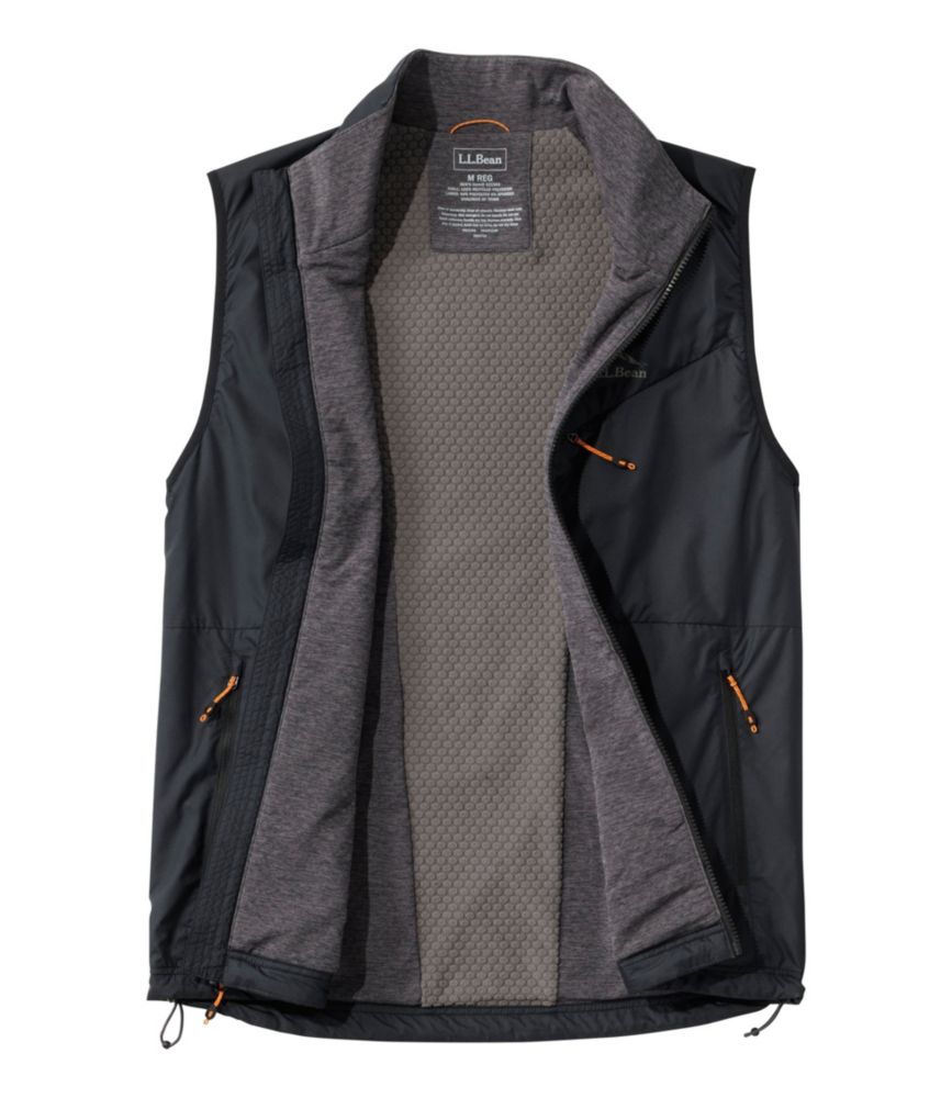 Men's Bean's Performance Fleece-Lined Windbreaker Vest, Dark Loden, small image number 6