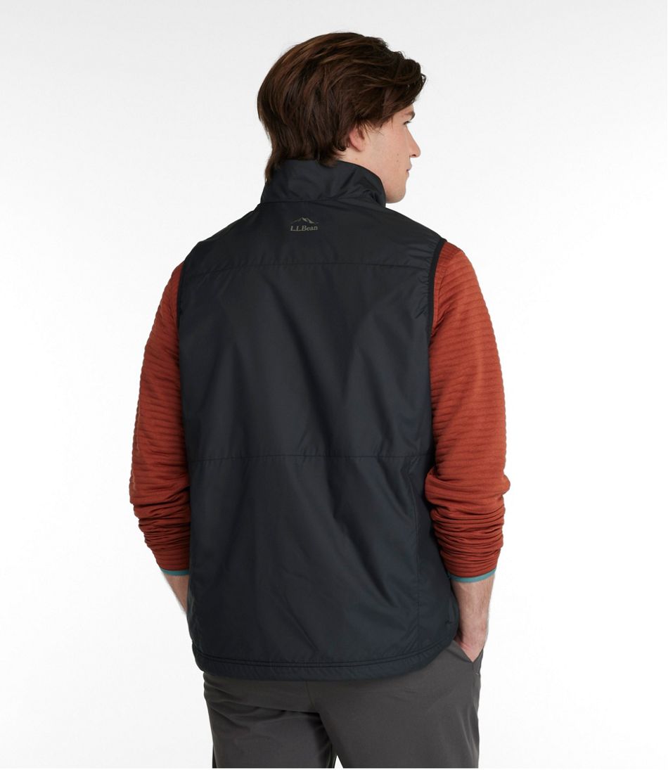 Men's Bean's Performance Fleece-Lined Windbreaker Vest