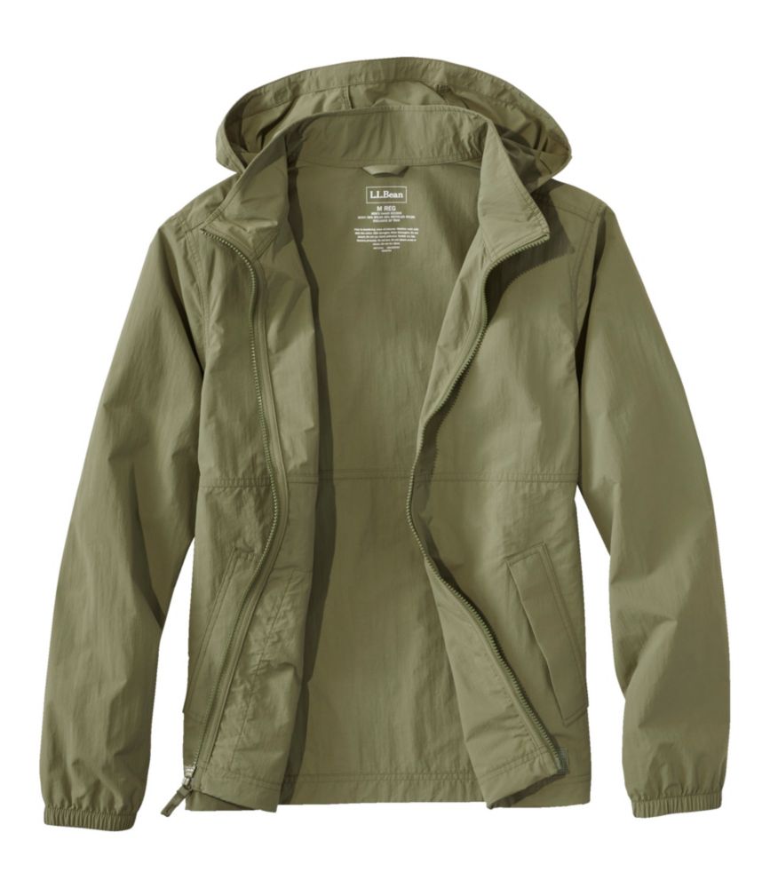 Men's Light and Airy Windbreaker, Deep Olive, small image number 8