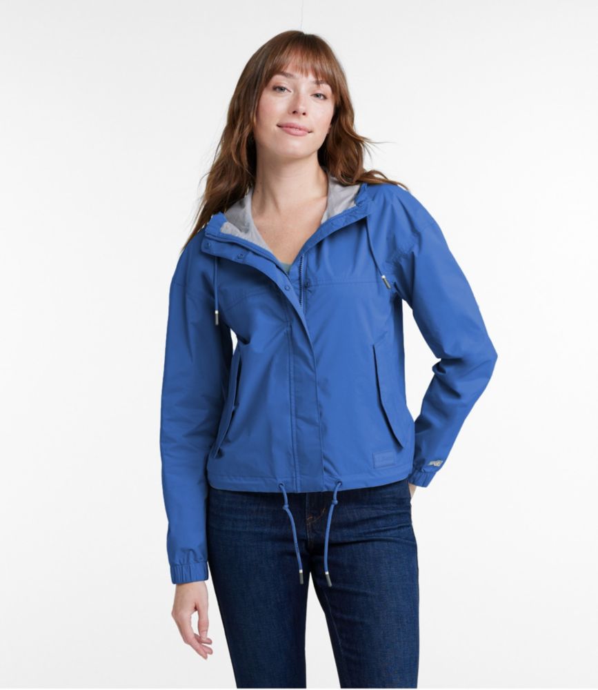 Women's Wharf Street Rain Jacket, Bright Mango, large