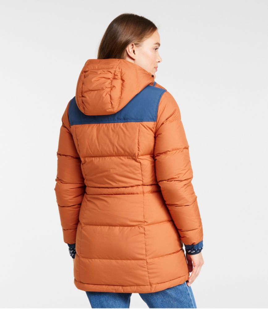 Women's Mountain Classic Down Parka, Colorblock, Auburn/Bright Mariner, small image number 3