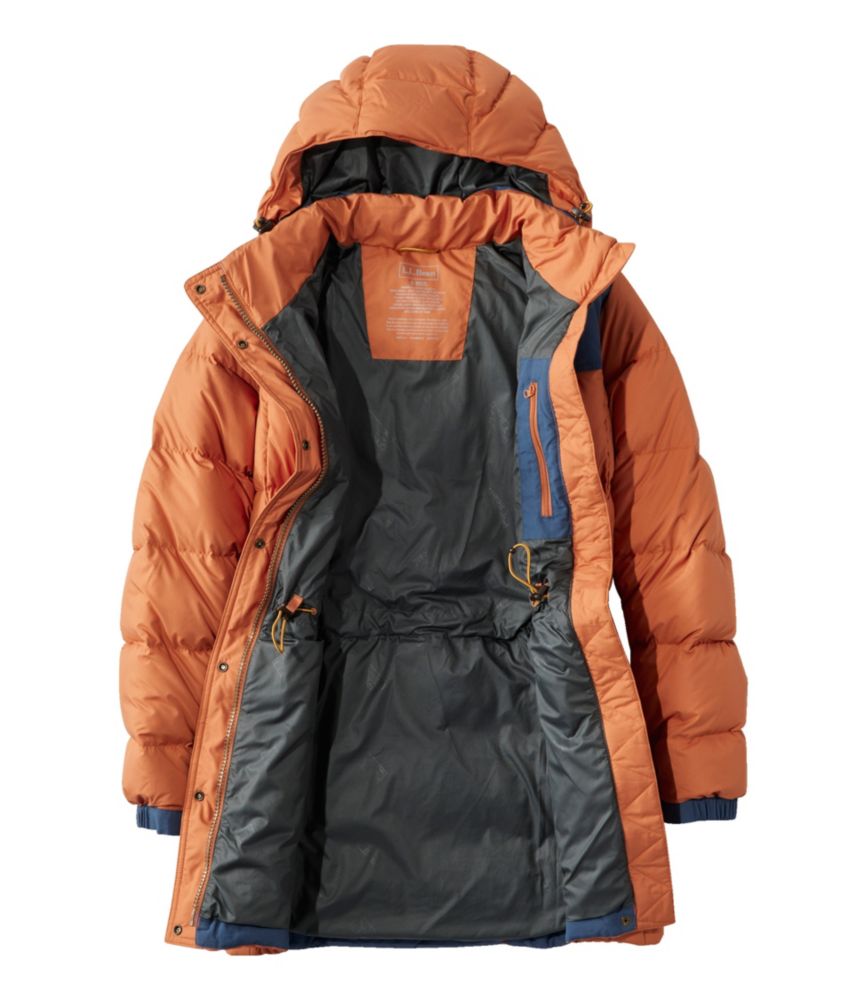 Women's Mountain Classic Down Parka, Colorblock, Auburn/Bright Mariner, small image number 5