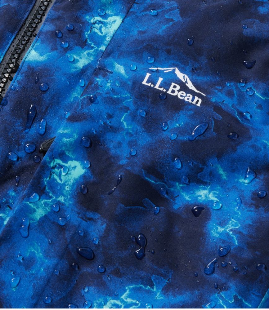 Women's Wildcat Waterproof Ski Jacket, Print, Deep Glacier Blue Marble, small image number 14