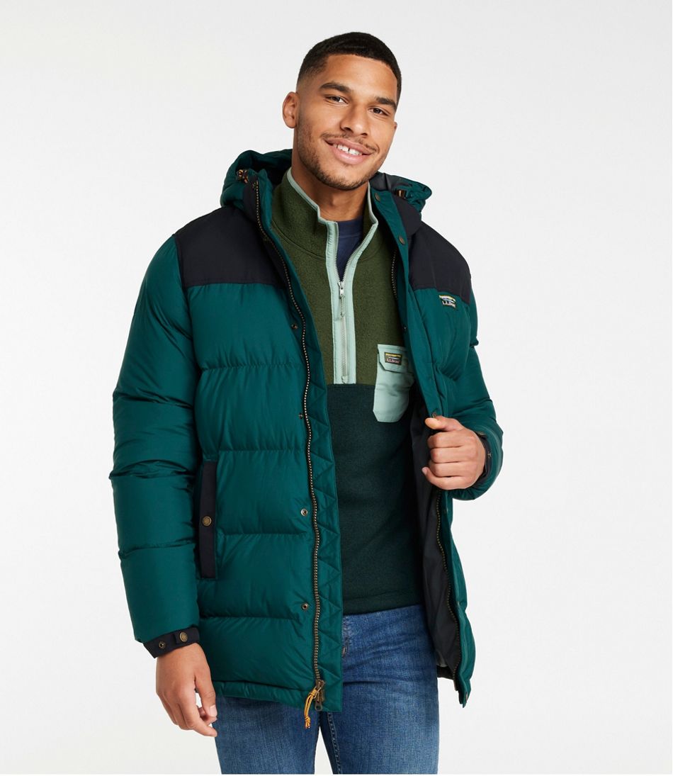 Men's Mountain Classic Down Parka, Colorblock | Insulated