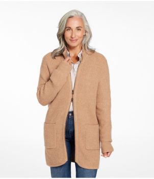 Women's SuperSoft Waffle Sweater, Coatigan, New