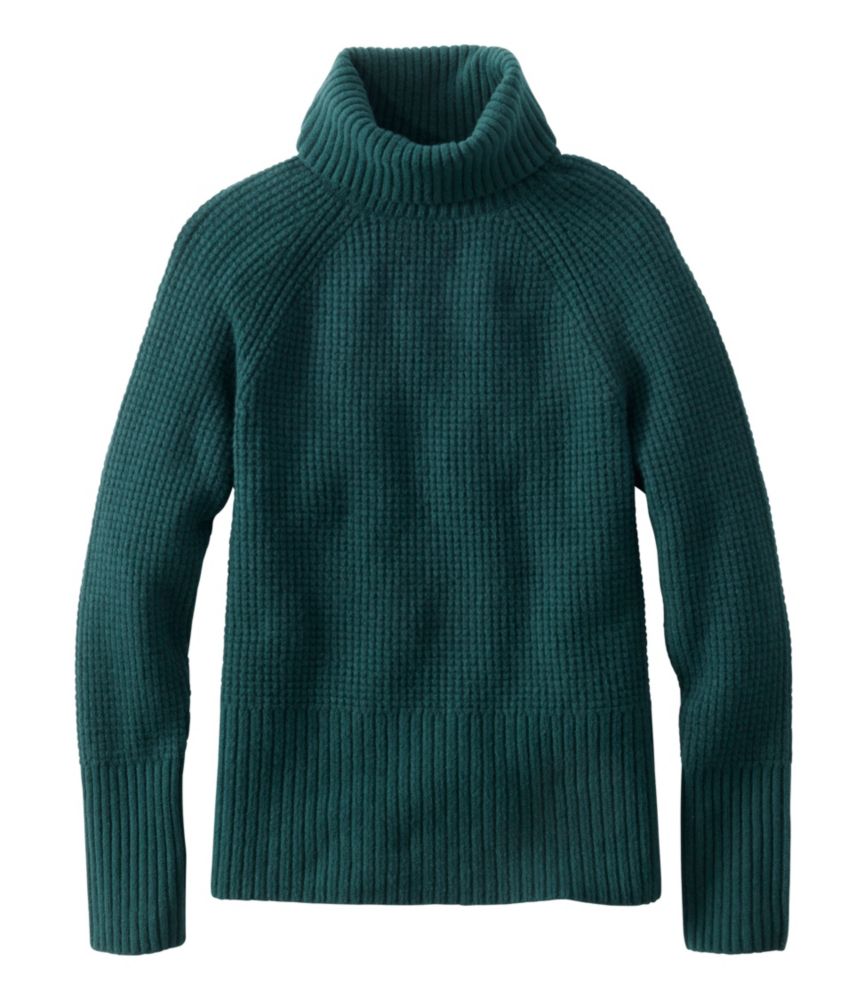 Women's SuperSoft Waffle Sweater, Turtleneck