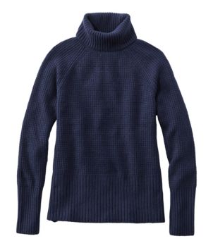 Women's SuperSoft Waffle Sweater, Turtleneck