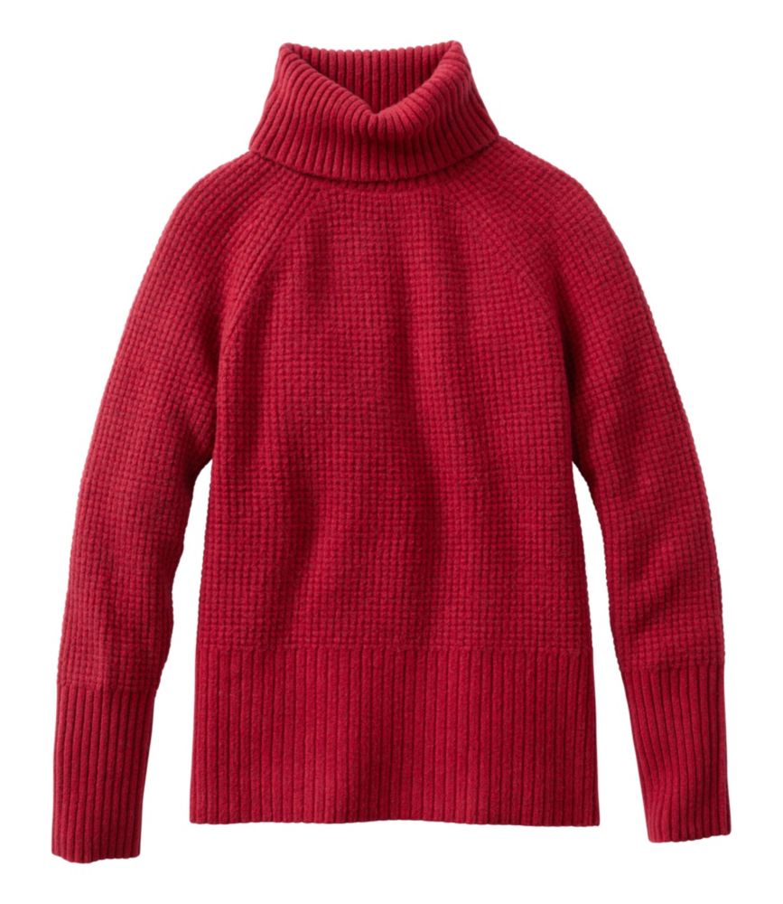 Women's SuperSoft Waffle Sweater, Turtleneck