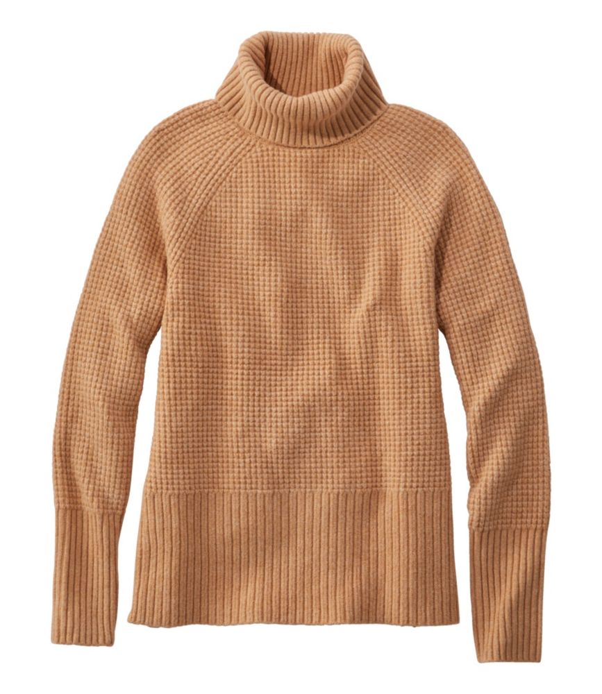 Women's SuperSoft Waffle Sweater, Turtleneck