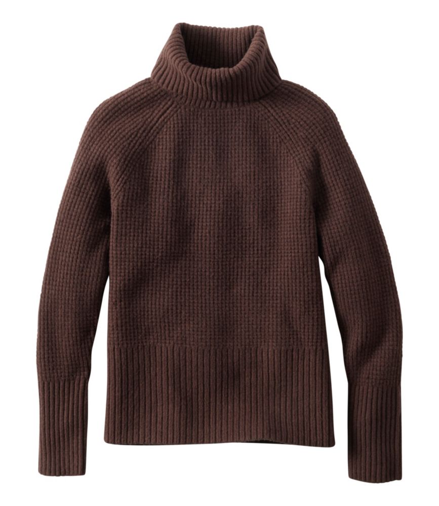 Women's SuperSoft Waffle Sweater, Turtleneck