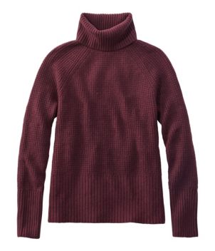 Women's SuperSoft Waffle Sweater, Turtleneck