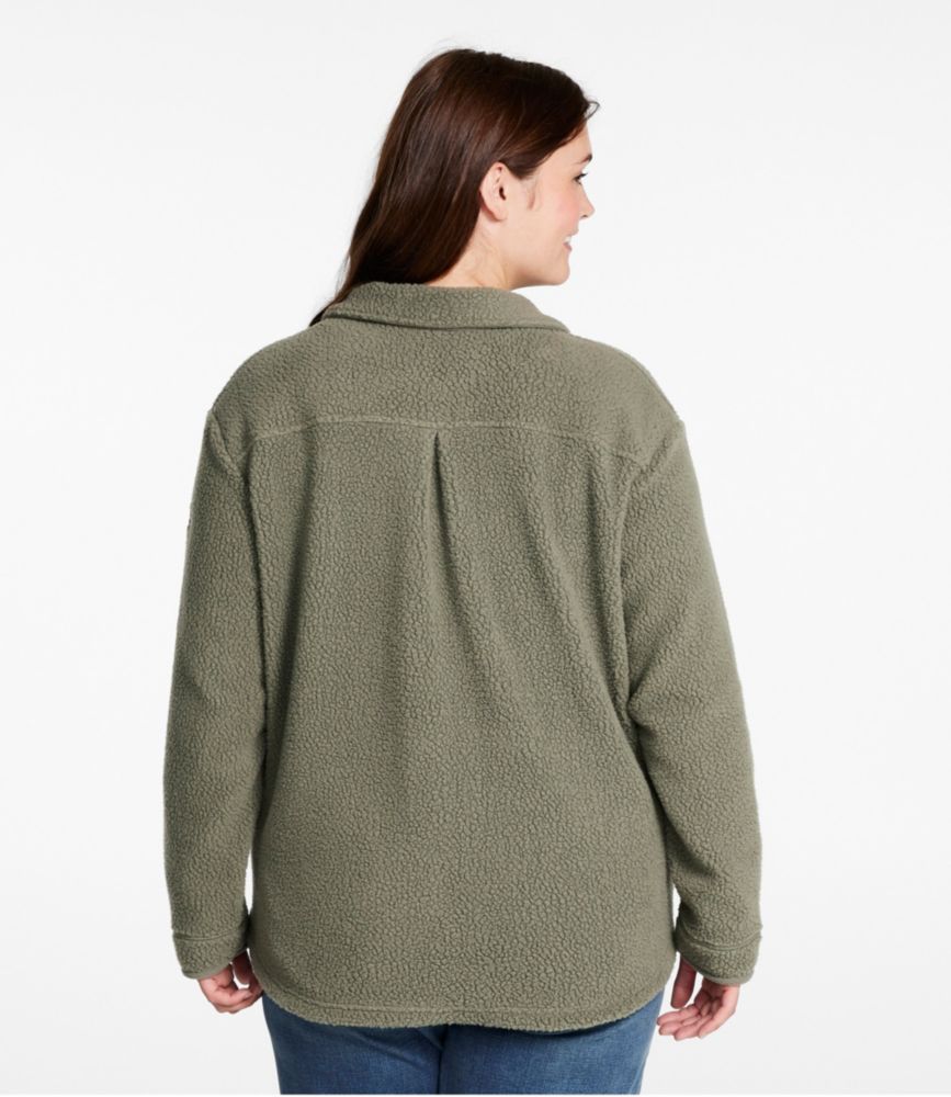 Women's Cozy Cottage Fleece, Shirt, Dusty Olive, small image number 3