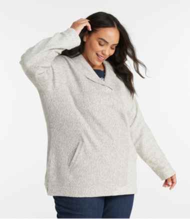 Women's Heritage Marled Fleece, Shawl Collar