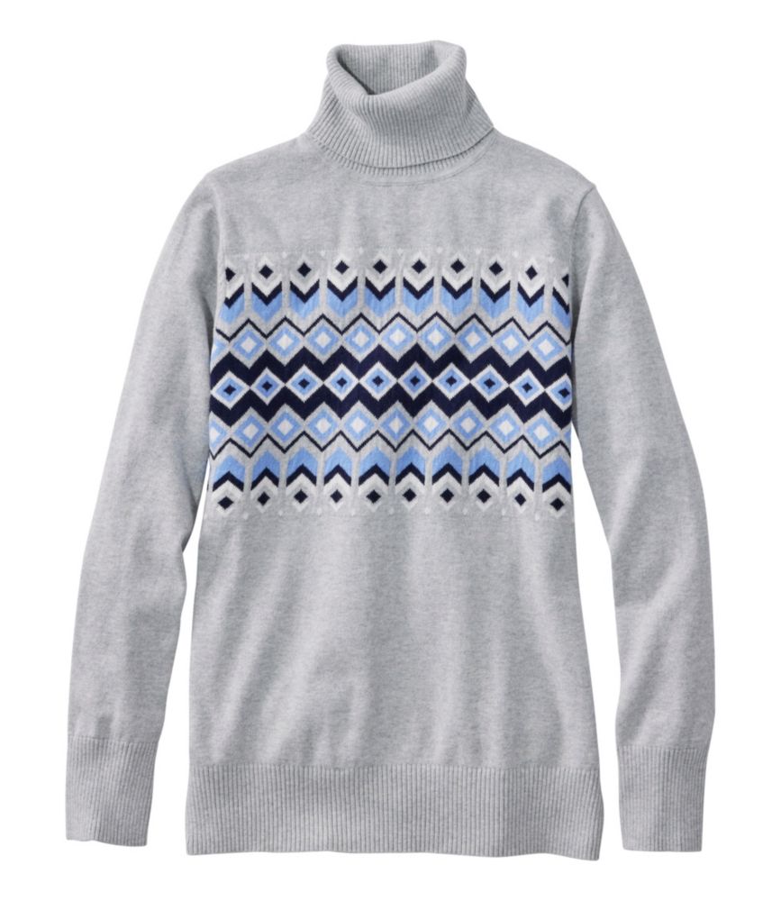 Light Heather Gray Fair Isle