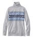  Sale Color Option: Light Heather Gray Fair Isle, $49.99.