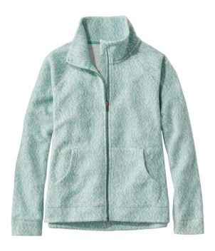 Women's Heritage Marled Fleece, Zip Cardigan