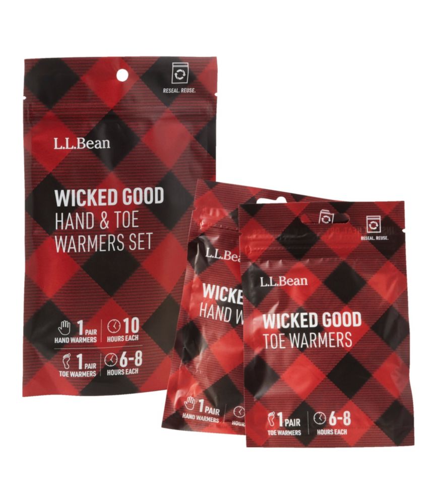 L.L.Bean Wicked Good Hand/Toe Warmers Combo Set