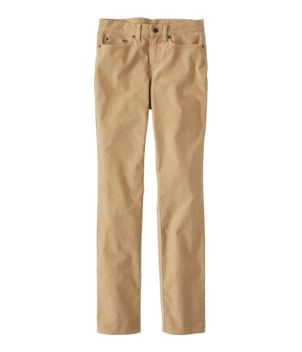 Women's BeanFlex Five-Pocket Corduroy Pants, Mid-Rise Straight-Leg