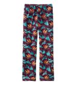 L.L.Bean Flannel Sleep Pants, Print Fleece-Lined