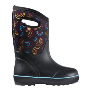 Kids' Bogs Classic Boots, Wild Rainbows