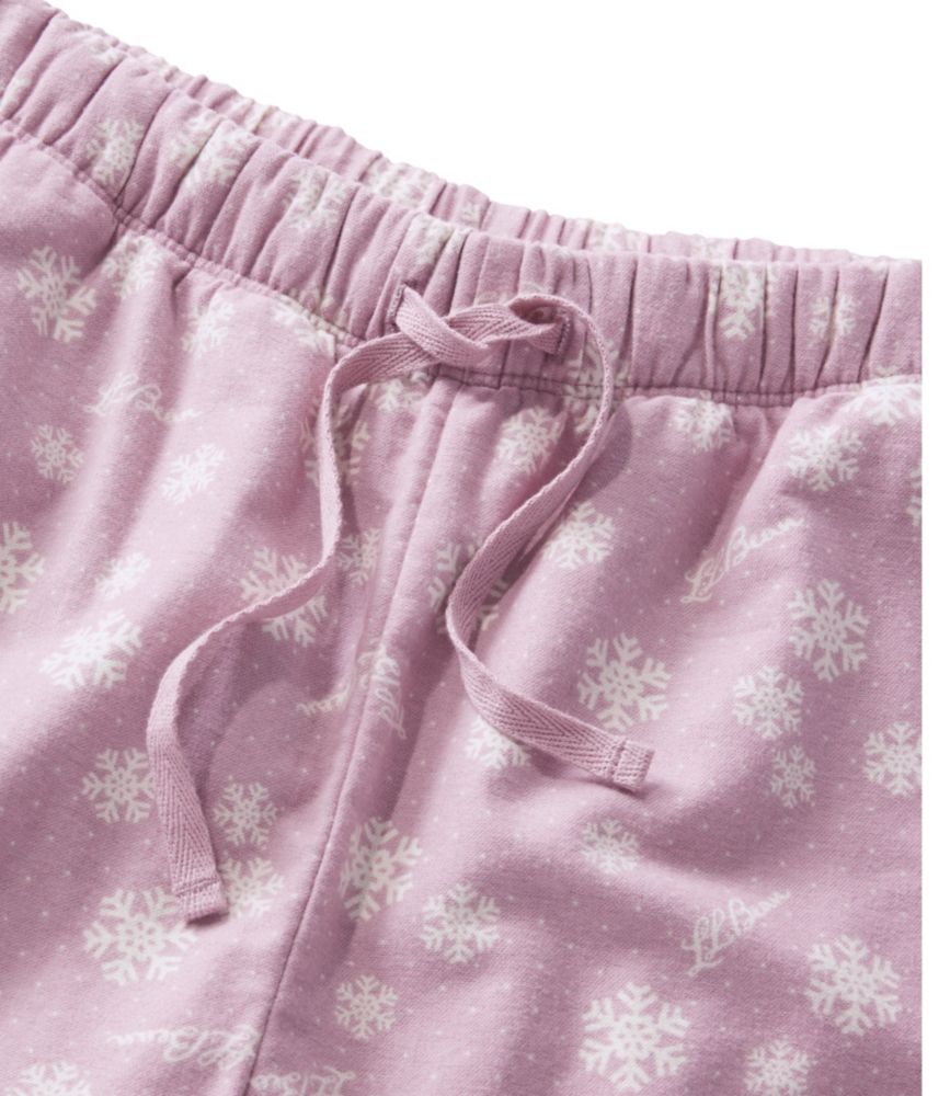 L.L.Bean Flannel Sleep Pants, Print Fleece-Lined