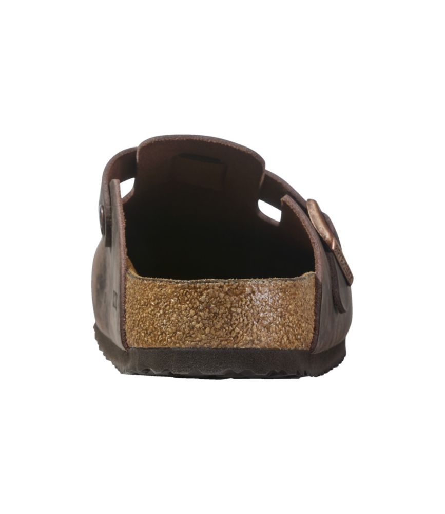 Men's Birkenstock Soft Footbed Boston Clogs, Leather