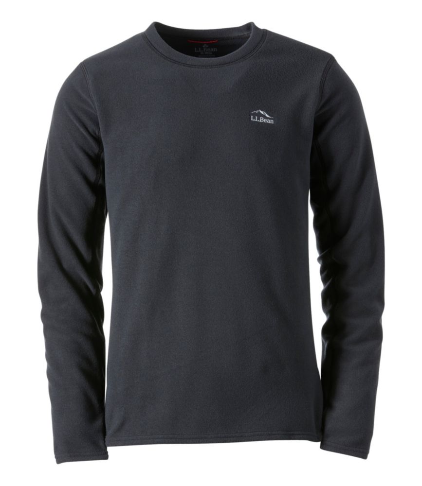 Men's L.L.Bean Fleece Base Layer Crew, Long-Sleeve