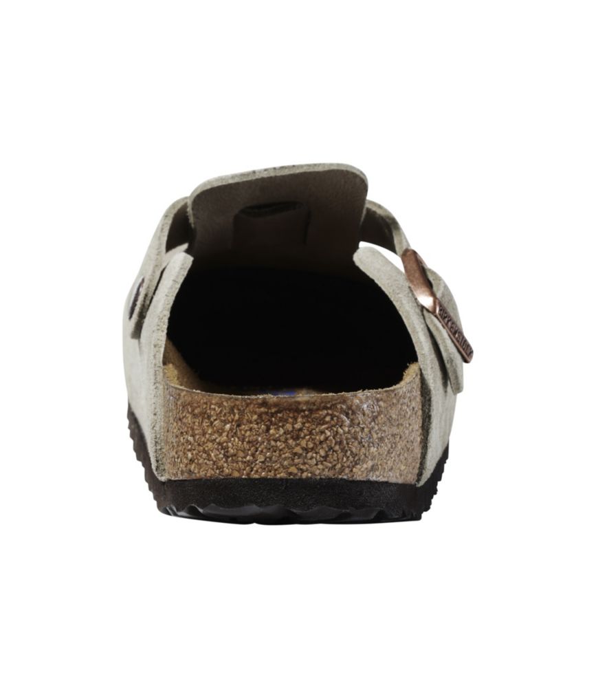 Women's Birkenstock Boston Clogs, Suede Soft Footbed