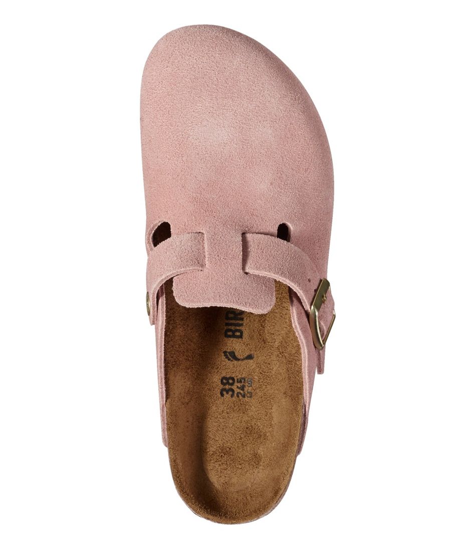 Women's Birkenstock Boston Clogs, Suede Soft Footbed Women's Birkenstock Boston Clogs, Suede Soft Footbed
