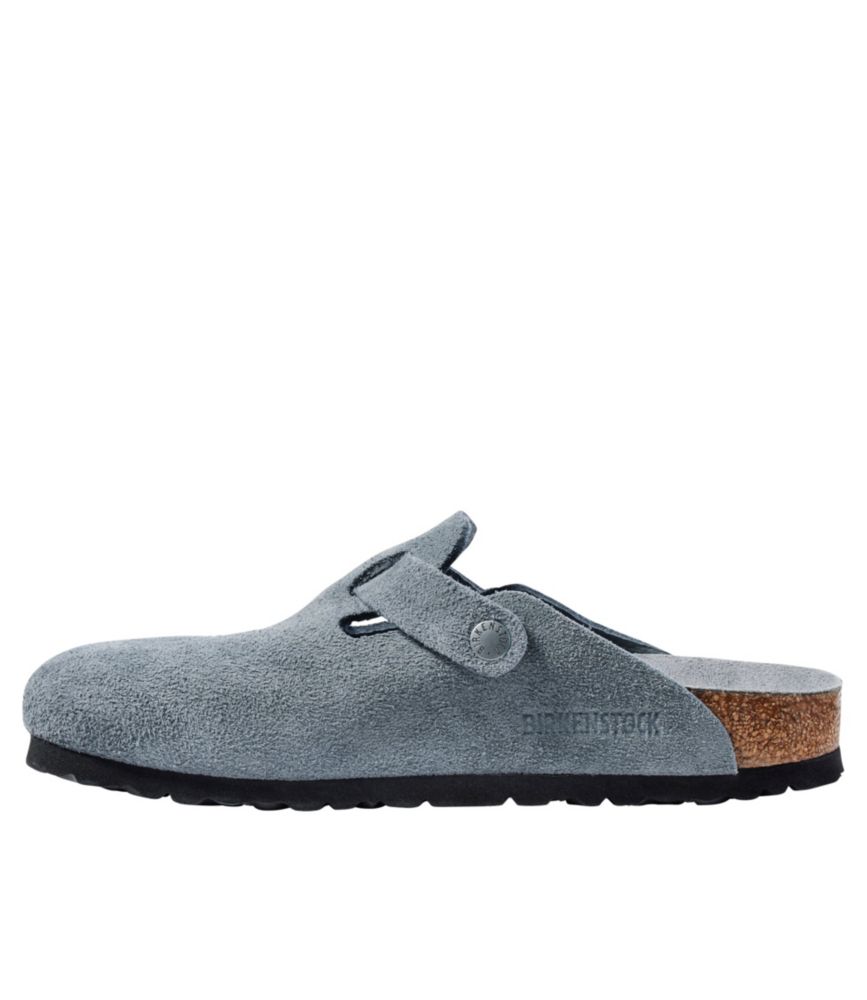 Women's Birkenstock Boston Clogs, Suede Soft Footbed