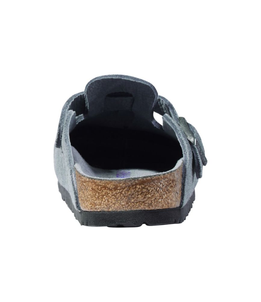 Women's Birkenstock Boston Clogs, Suede Soft Footbed