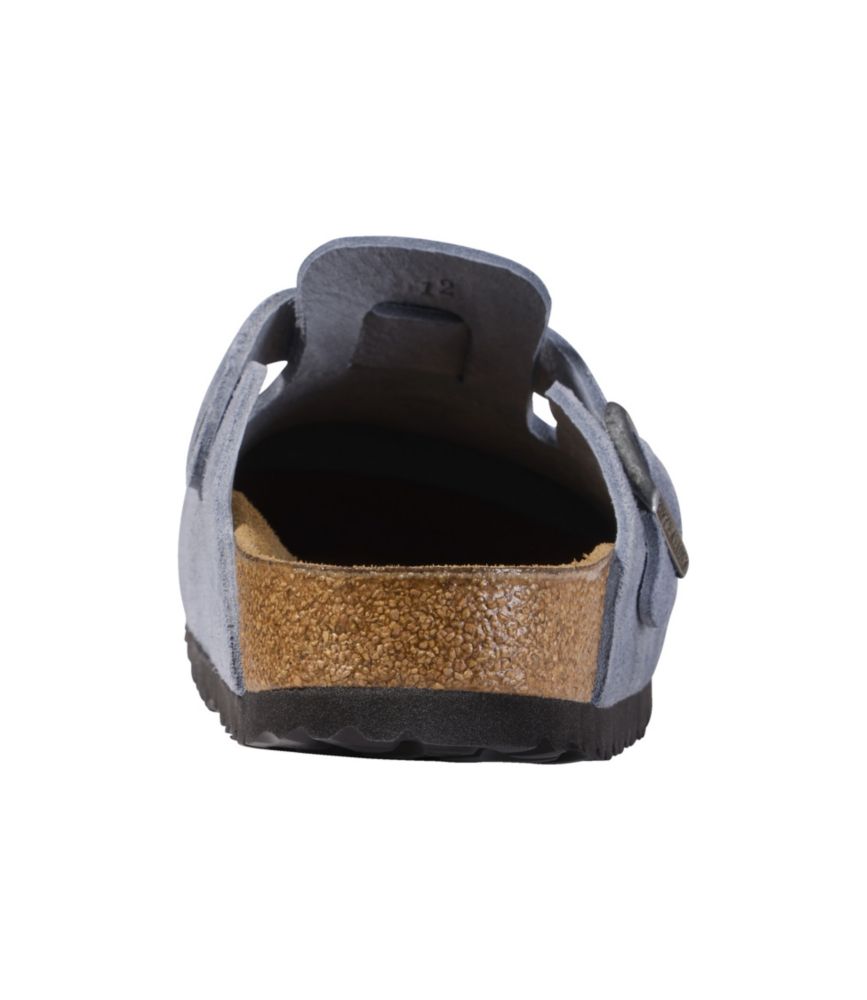 Women's Birkenstock Boston Clogs, Suede Soft Footbed
